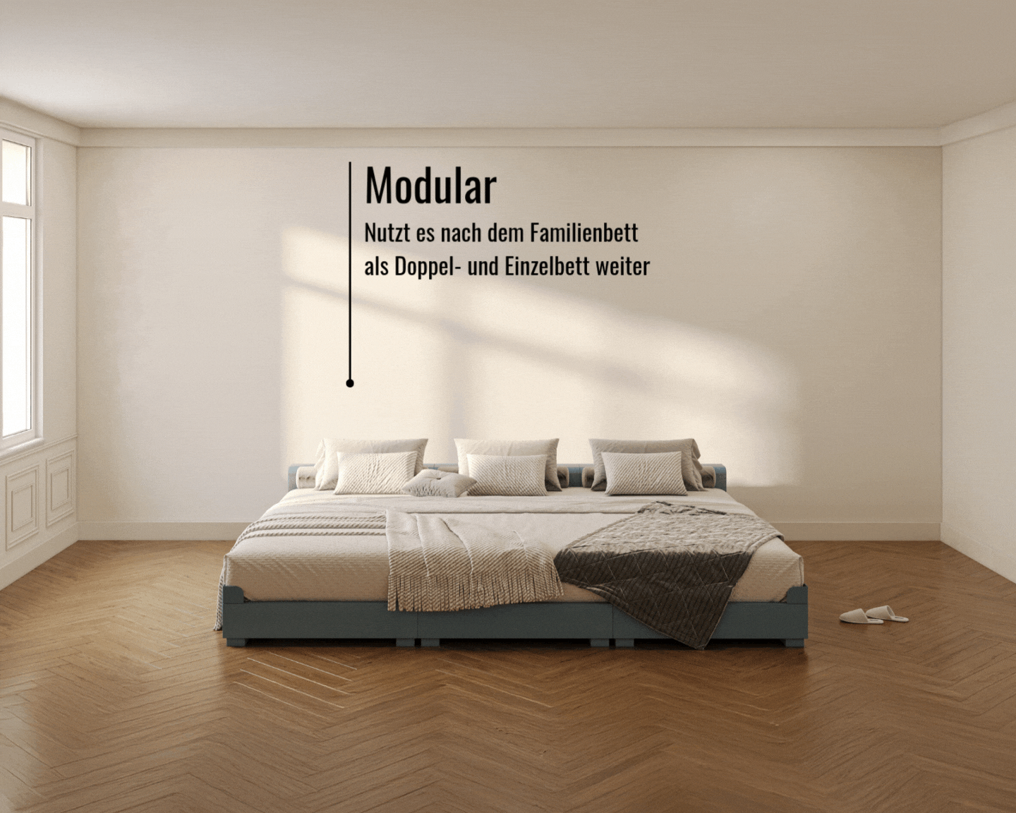 PALU Familienbett Modularität konfigurator