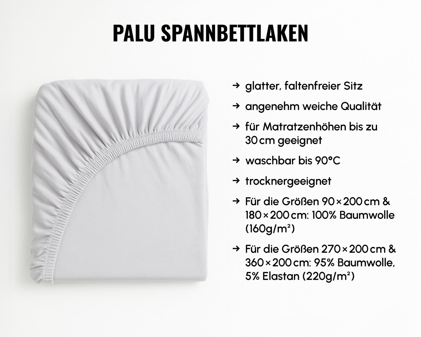 PALU Familienbett Spannbettlaken Zubehör Konfigurator