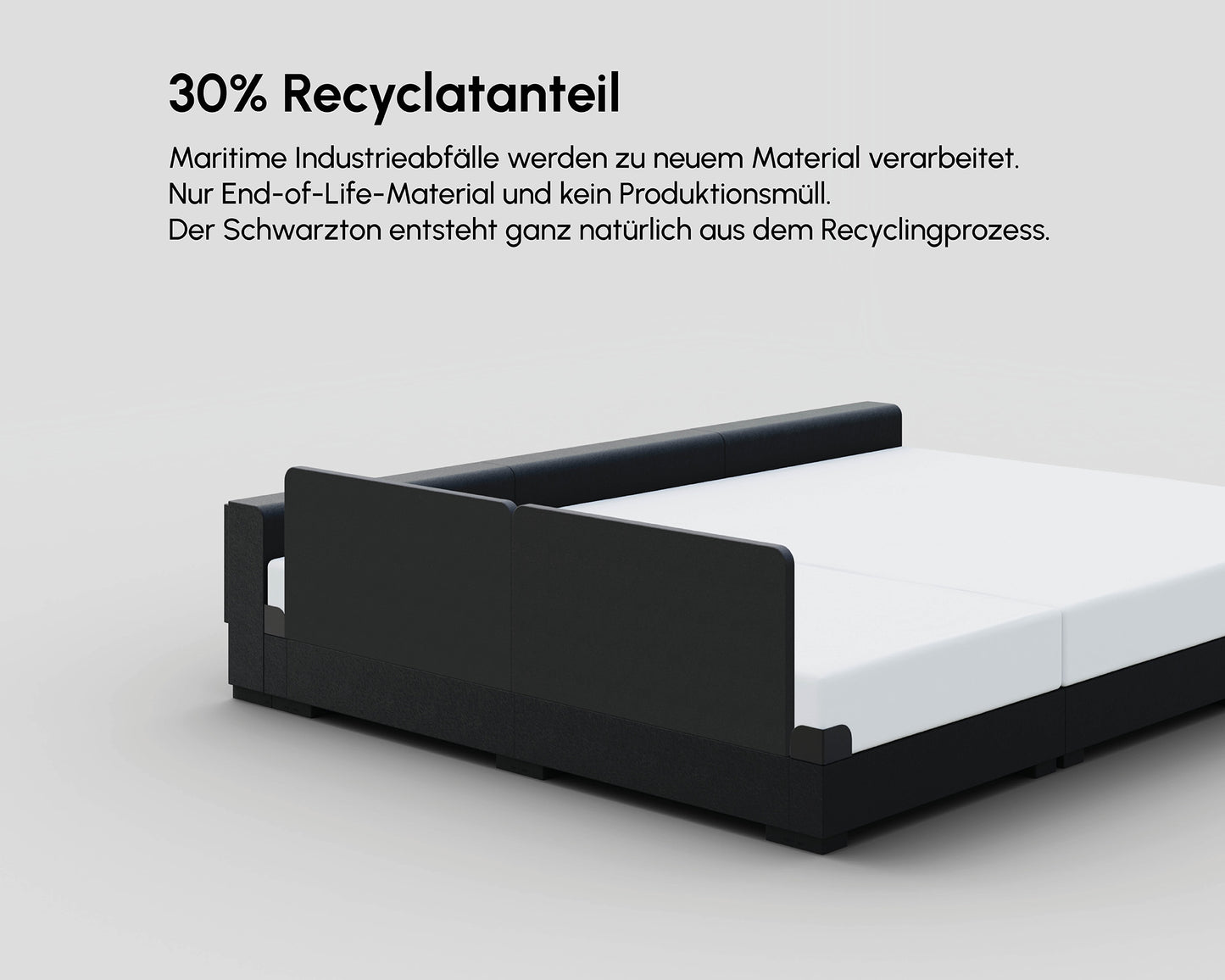 PALU Familienbett Material graphitschwarz konfigurator