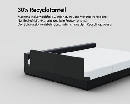 PALU Familienbett Material graphitschwarz konfigurator