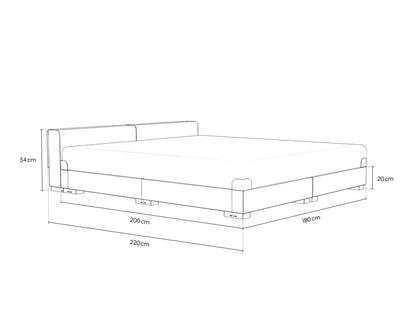 PALU Familienbett Komfort-Set 180 x 200 cm