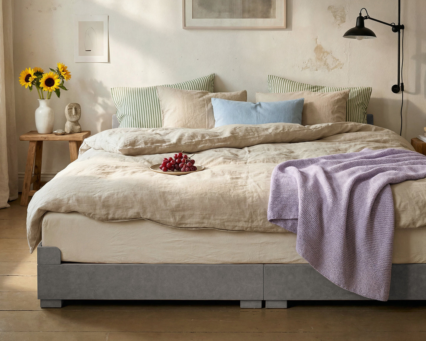 PALU Familienbett Komfort-Set 180 x 200 cm