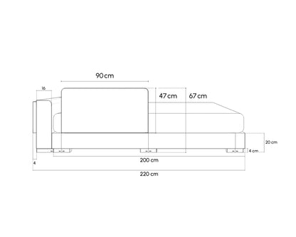 PALU Familienbett Sicherheits-Set 360 x 200 cm