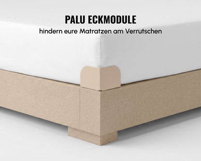 PALU Familienbett Eckmodule Konfigurator Zubehör mandelbeige