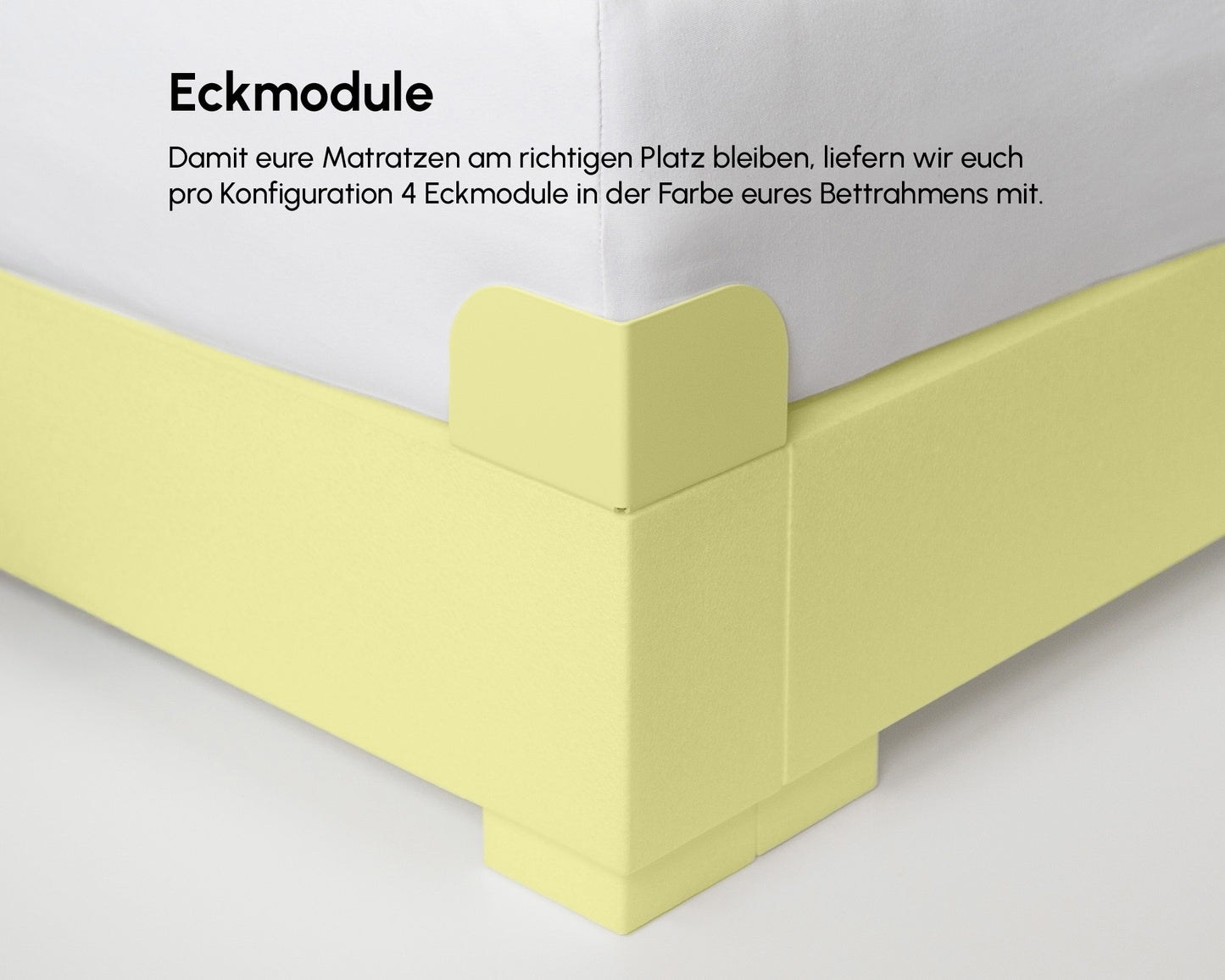 PALU Familienbett Eckmodule pastellgelb konfigurator