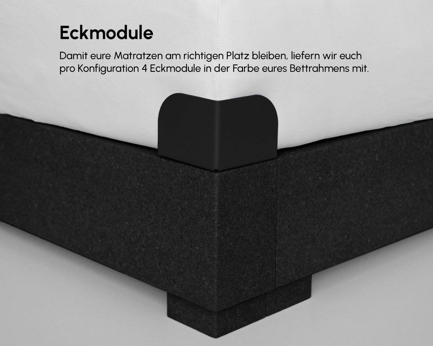 PALU Familienbett Eckmodule graphitschwarz konfigurator