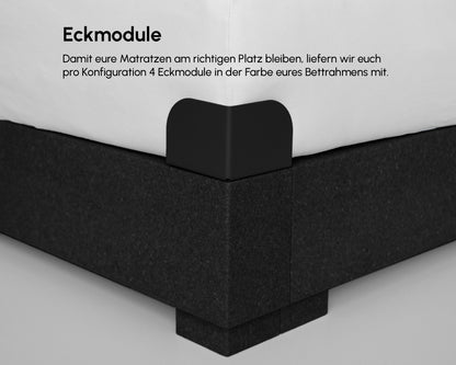 PALU Familienbett Eckmodule graphitschwarz konfigurator