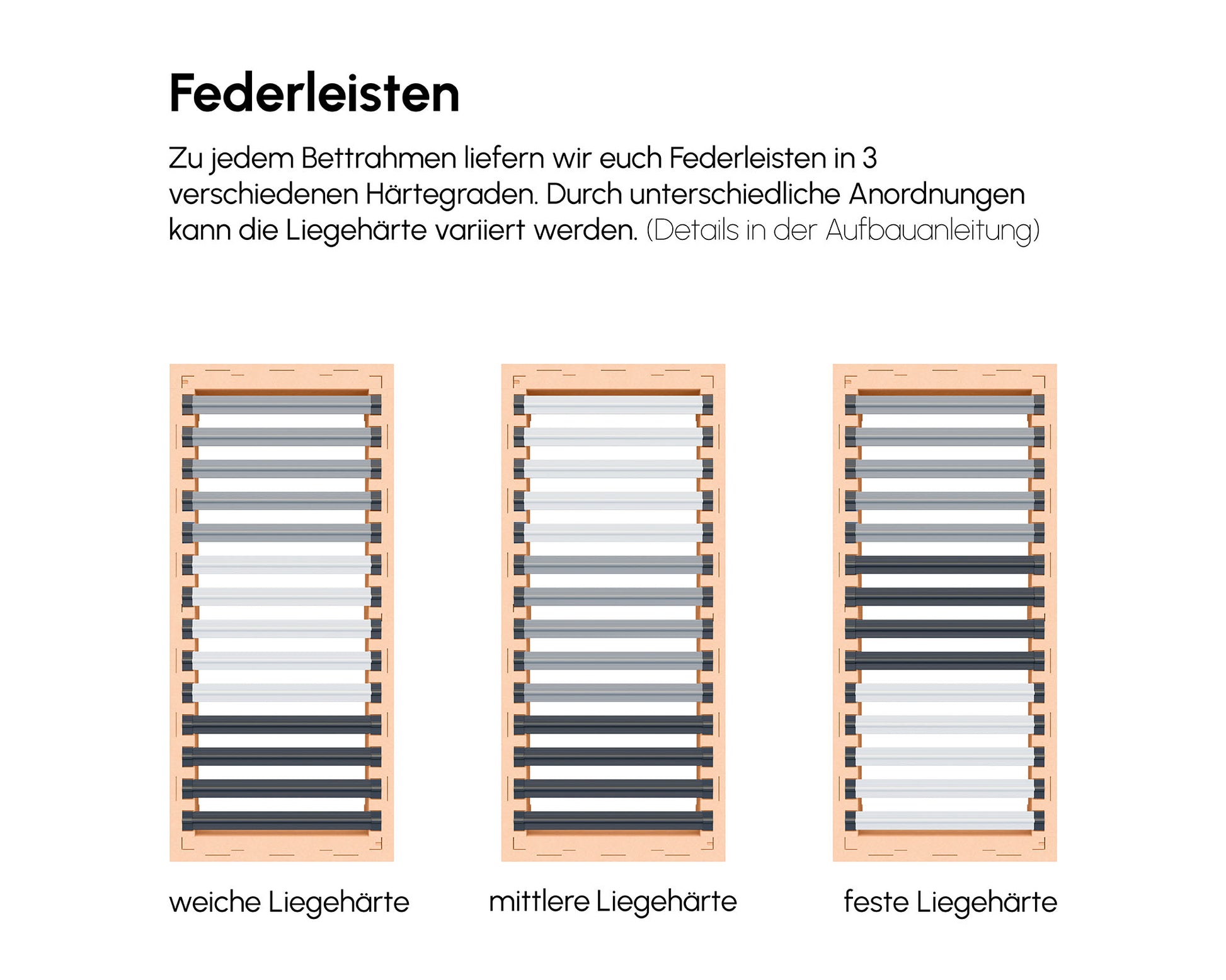 PALU Familienbett Federleisten konfigurator apricotorange