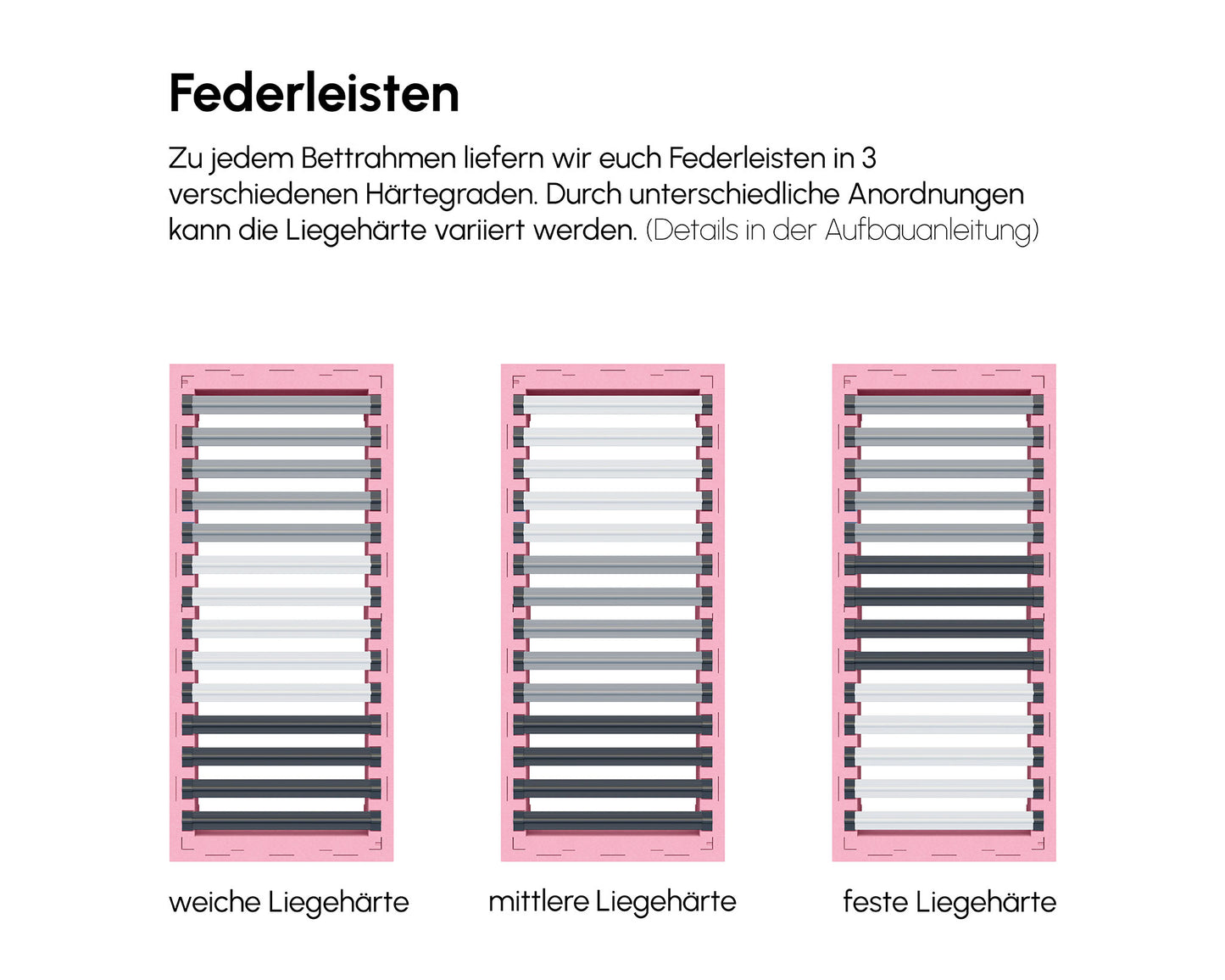 PALU Familienbett Federleisten konfigurator babyrosa