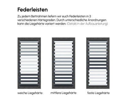 PALU Familienbett Federleisten konfigurator graphitschwarz