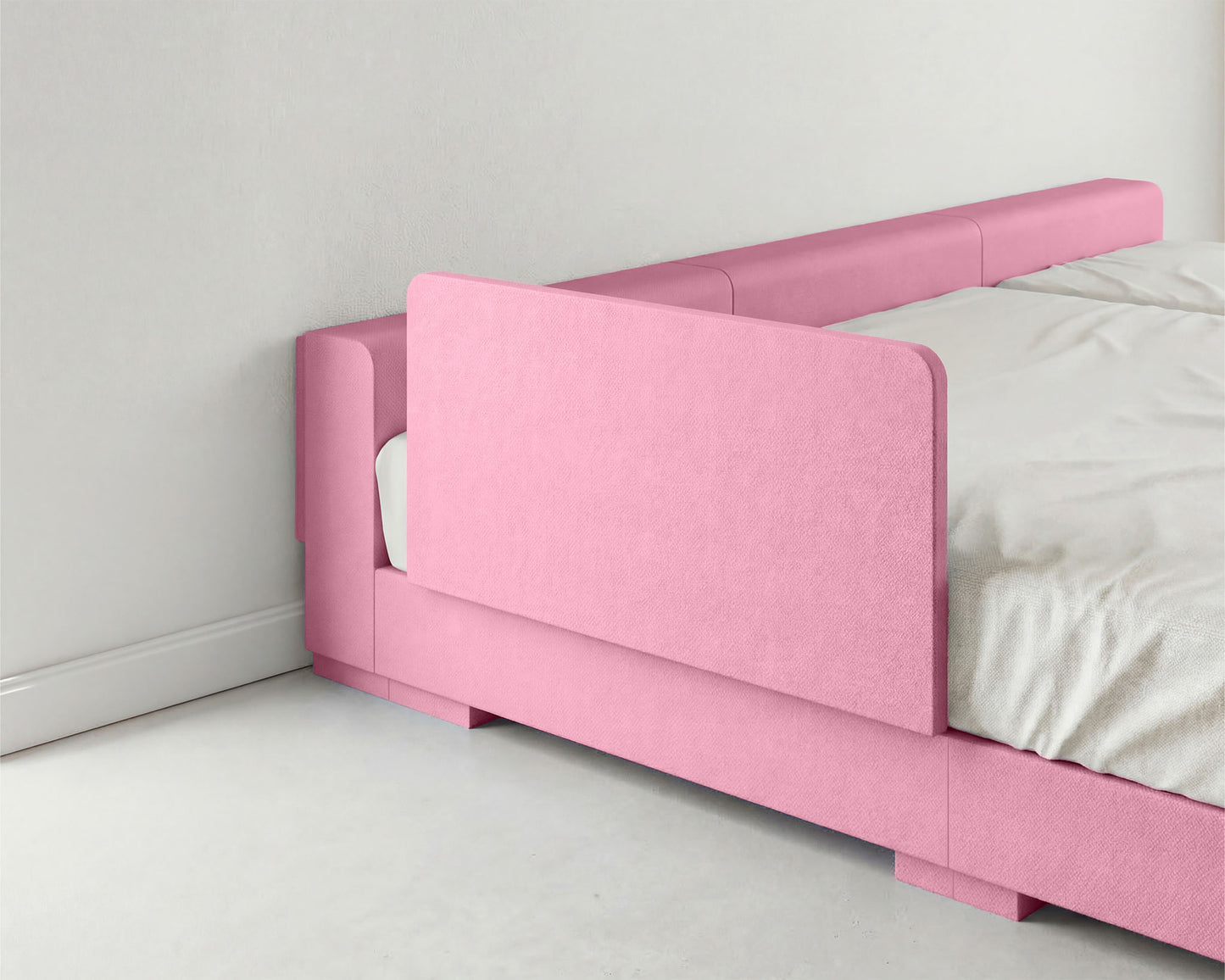 PALU Familienbett Rausfallschutz babyrosa konfigurator