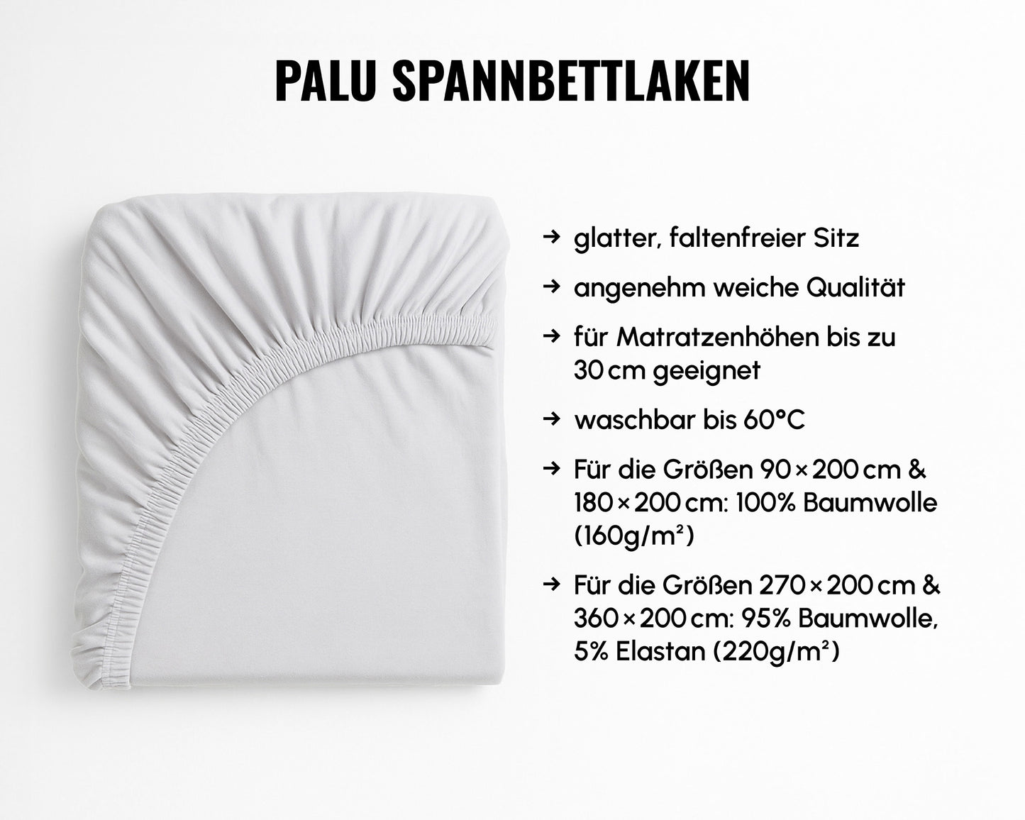 PALU Familienbett Spannbettlaken Zubehör Konfigurator